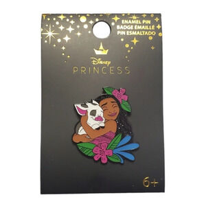 New Loungefly Disney Moana & Pua Enamel Collection Pin